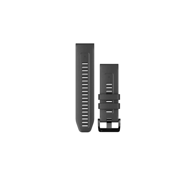 Ремінець до смарт-годинника Garmin fenix 7X 26mm QuickFit Graphite Silicone (010-13117-01) - изображение 1