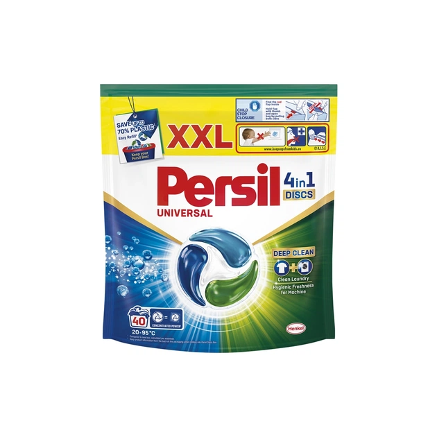 Капсули для прання Persil 4in1 Discs Universal Deep Clean 40 шт. (9000101801255) - зображення 1