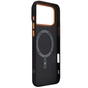 Чохол до мобільного телефона Armorstandart LikeCarbon2 SE MagCase Apple iPhone 17 Pro Max Kevlar Black Orange (ARM89165) - зменшене зображення 4