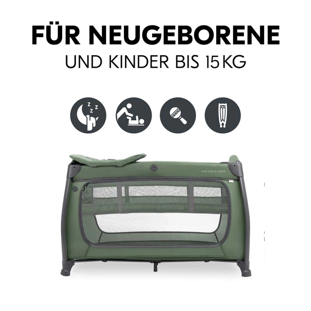 Дитячий манеж Hauck Play N Relax Dark Green (60015-3) - picture 6