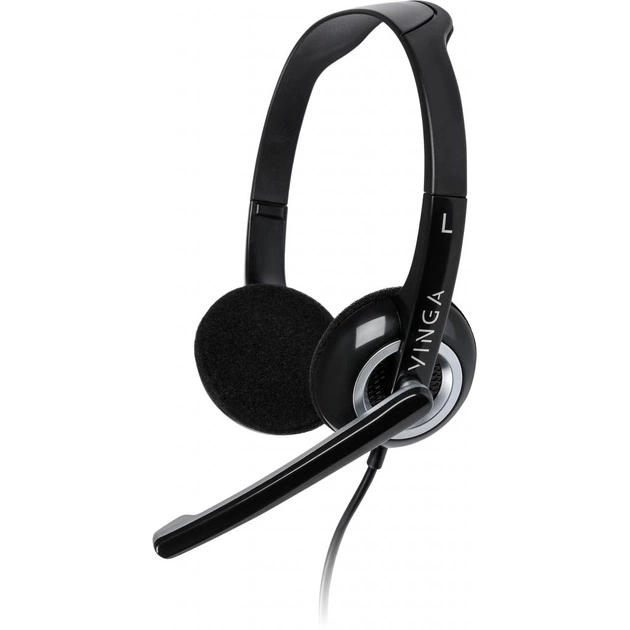 Навушники Vinga HSU60 USB Black (HSU60BK) - изображение 1