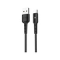 Дата кабель USB 2.0 AM to Micro 5P 1.0m Star Charging X30 black HOCO (6957531091141) - уменьшенное изображение 1