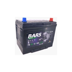Акумулятор автомобільний Bars 75Ah ASIA Ев (-/+) (640EN) зображення 1