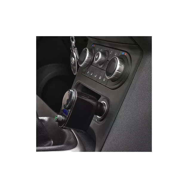 FM модулятор Baseus FM Launcher Locomotive 3.4 A 2 USB (CCHC000001) - зображення 9