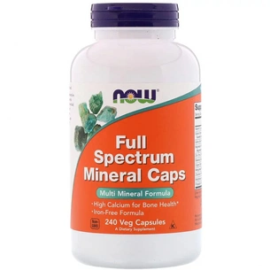 Мінерали Now Foods Мультимінерали повного спектру, Full Spectrum Minerals, 240 (NOW-01545) зображення 1