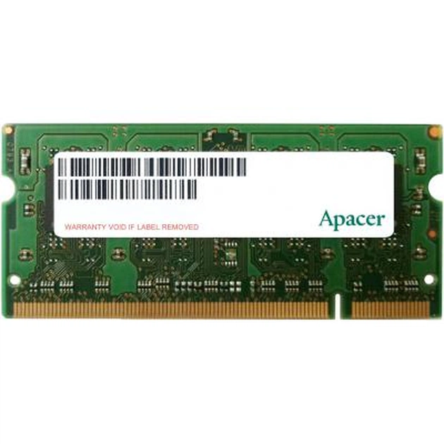 Модуль пам'яті для ноутбука SoDIMM DDR2 2GB 800 MHz Apacer (AS02GE800C6NBGC) - изображение 1