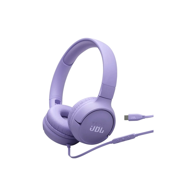 Наушники JBL Tune 520C USB-C Purple (JBLT520CPUR) - изображение 1