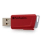 USB флеш накопичувач Verbatim 2x32GB Store 'n' Click Red/Blue USB 3.2 (49308) - зменшене зображення 4