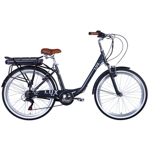 Электровелосипед Dorozhnik 26" eLUX Vbr FR рама-17" 36B 13А*г 500Вт 2026 темно-сірий (ELB-D-26-292) изображение 1