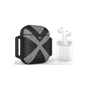 Чохол для навушників X-HuWei i-Smile для Apple AirPods IPH1443 Gray+Black (702336) - зменшене зображення 3