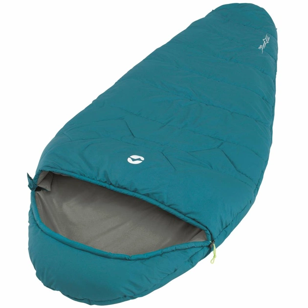 Спальний мішок Outwell Pine Prime -1C Turquoise Left (928742) - зображення 1