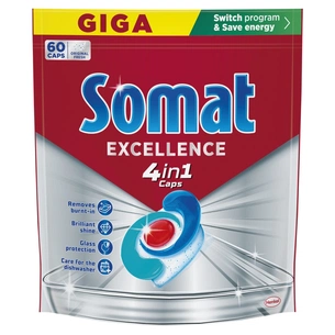 Таблетки для посудомийних машин Somat Excellence 60 шт. (9000101808087) зображення 1