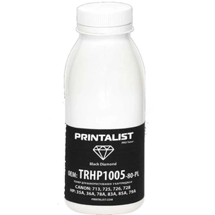 Тонер Printalist HP LJ P1005/1006/1505, 80г Black (TRHP1005-80-PL) зображення 1