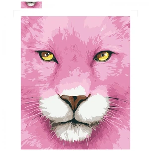 Картина по номерам Strateg Рожева левиця 30х40 см (SV-0086) зображення 1