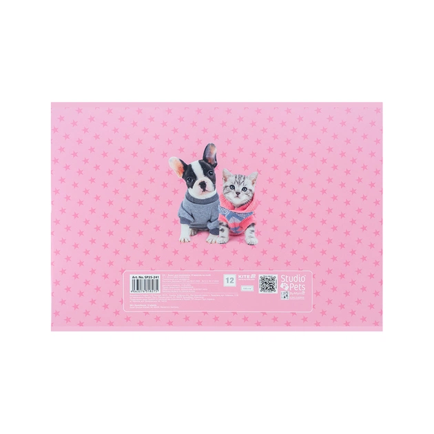 Альбом для малювання Kite Studio Pets, 12 аркушів (SP25-241) - picture 8