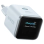 Зарядний пристрій Anker USB-C 45W Smart Display blue (A121DG31) - зменшене зображення 1