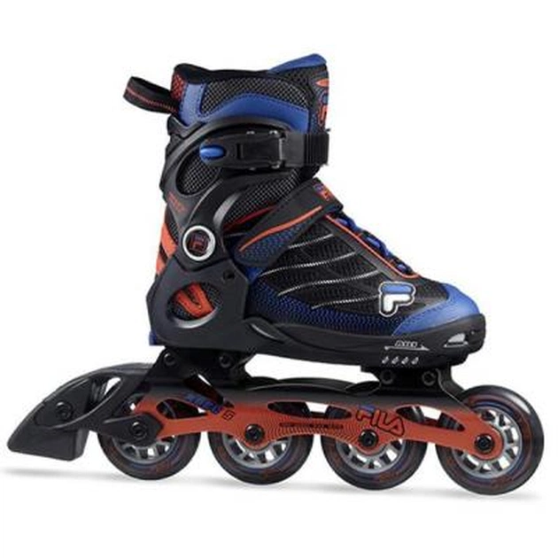 Роликові ковзани Fila 010618130 WIZY ALU BLACK/RED/BLUE L 35-38 2018 (8026473396626) - зображення 1