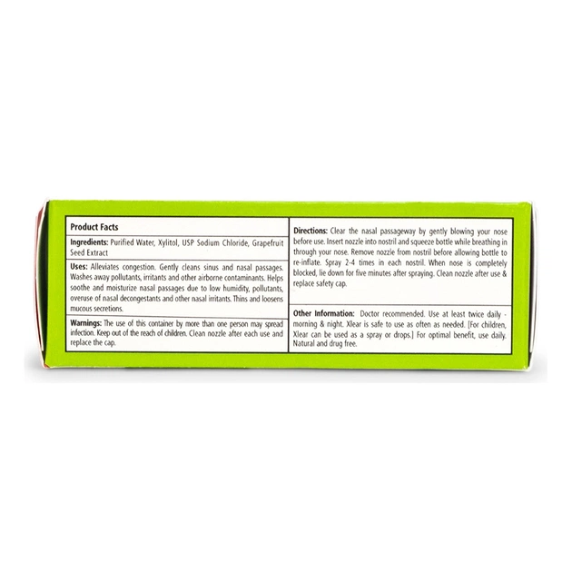 Мінерали Xlear Натуральний сольовий назальний спрей з ксилітом 22 мл (700596100015) - зображення 4