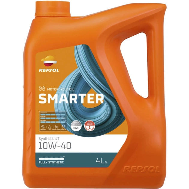 Моторна олива REPSOL SMARTER SYNTHETIC 4T 10W-40 4л (RPP2064MGB) - зображення 1