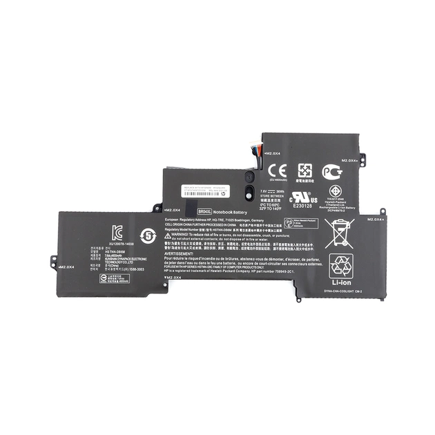 Аккумулятор для ноутбука PowerPlant HP EliteBook Folio 1020 G1 (BR04XL) 7.6V 4700mAh (NB461219) - изображение 1