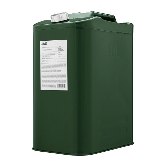 Каністра автомобільна 2E 40л метал 1мм, 5.2кг (2E-JCM40S) - picture 6