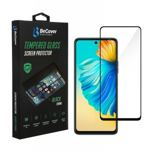Скло захисне BeCover Tecno Camon 18 / Camon 18P / Spark 8 Pro Black (707326) зображення 1