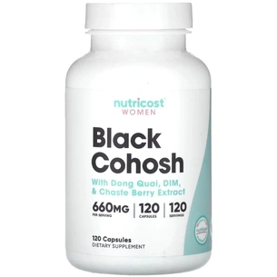 Витаминно-минеральный комплекс Nutricost Комплекс для женщин с клопогоном, Women, Black Cohosh with Dong Quai, DI (NCS67469) изображение 1