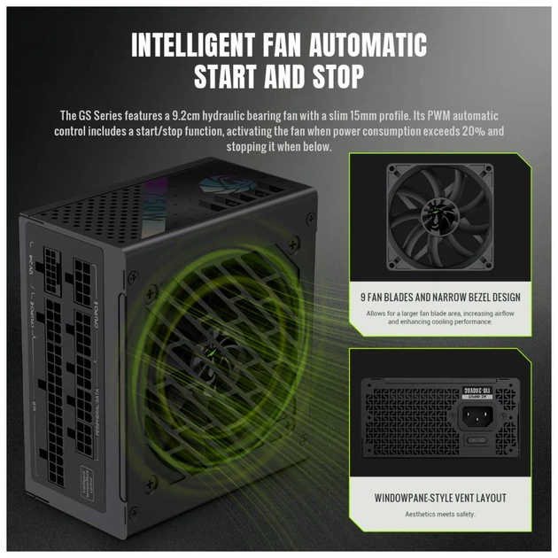 Блок питания Gamemax 750W (GS 750G V25) - изображение 4