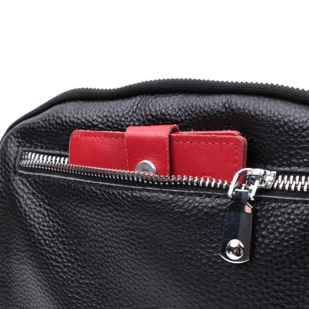 Сумка Vintage З натуральної шкіри Чорна (22592) - зображення 10