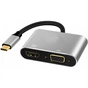 Перехідник Type-C to HDMI / VGA Extradigital (KBV1743) - уменьшенное изображение 1