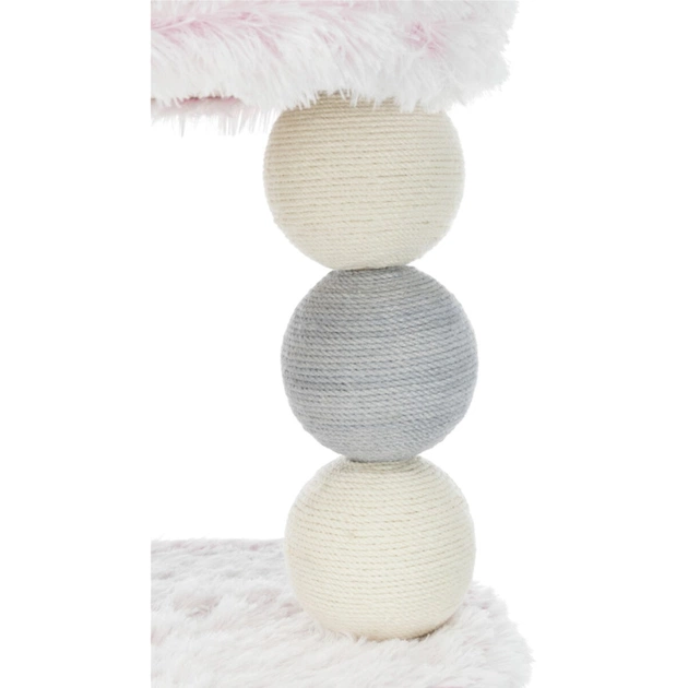 Дряпка (кігтеточка) для котів Trixie Harvey 54х40х73 см біло-рожева (4011905445397) - picture 3