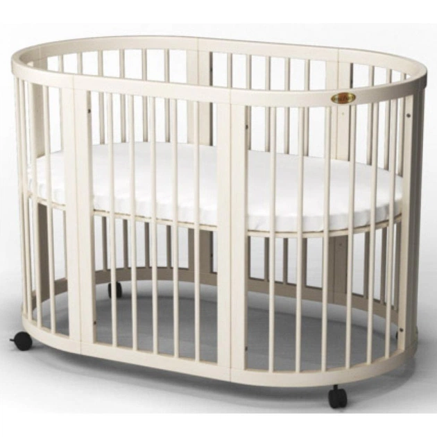 Ліжечко Ingvart SMART BED ROUND молочний (1729001) - зображення 1