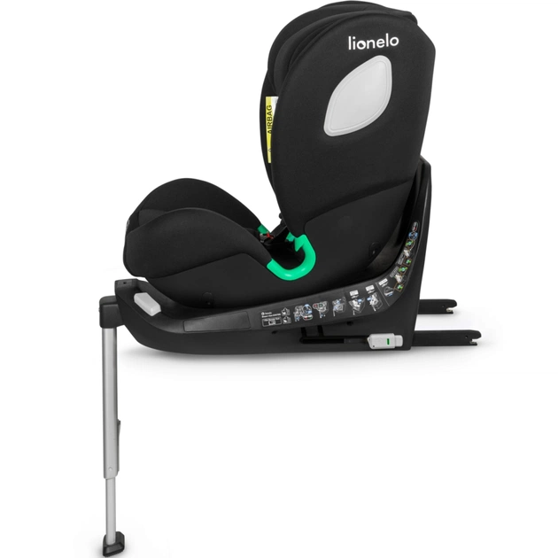 Автокрісло Lionelo Braam i-Size Black Carbon, чорно-сіре (LO-BRAAM I-SIZE BLACK CARBON) - зображення 4