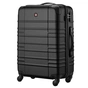 Валіза Wenger Amplar, середня, пластик, 4 колеса, чорна (653146) - зменшене зображення 2