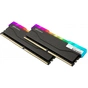 Модуль пам'яті для комп'ютера DDR4 16GB (2x8GB) 3200 MHz RGB X2 Series Black eXceleram (ERX2B416326AD) - уменьшенное изображение 2