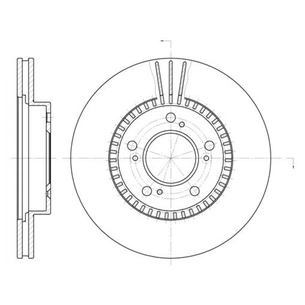 Гальмівний диск REMSA 6586.10 зображення 1