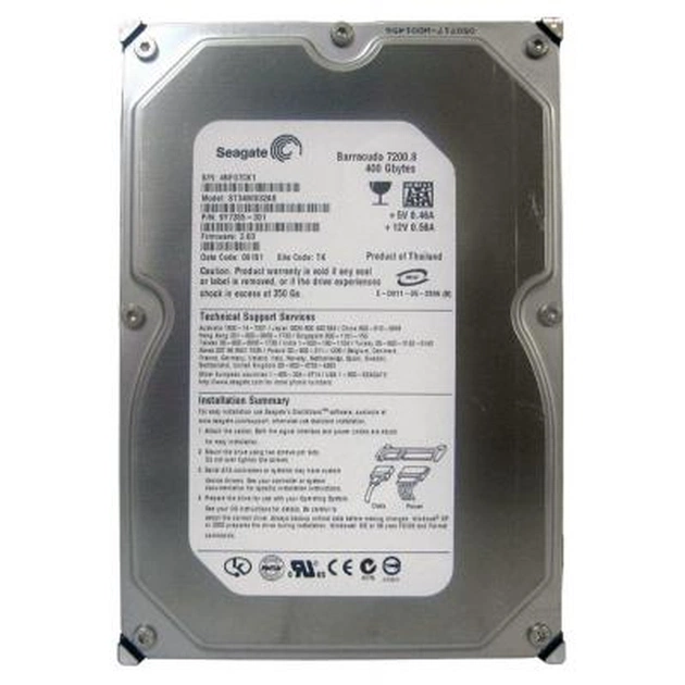 Жорсткий диск 3.5" 400Gb Seagate (# ST3400832AS #) - изображение 1