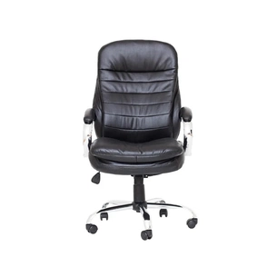 Офісне крісло Richman Валенсия В хром к/з чорний (ADD0000018) зображення 1