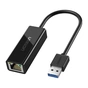 Перехідник USB 3.0 AM to RJ45 Ethernet 1000Mbps CR111 Black Ugreen (20256) - уменьшенное изображение 1