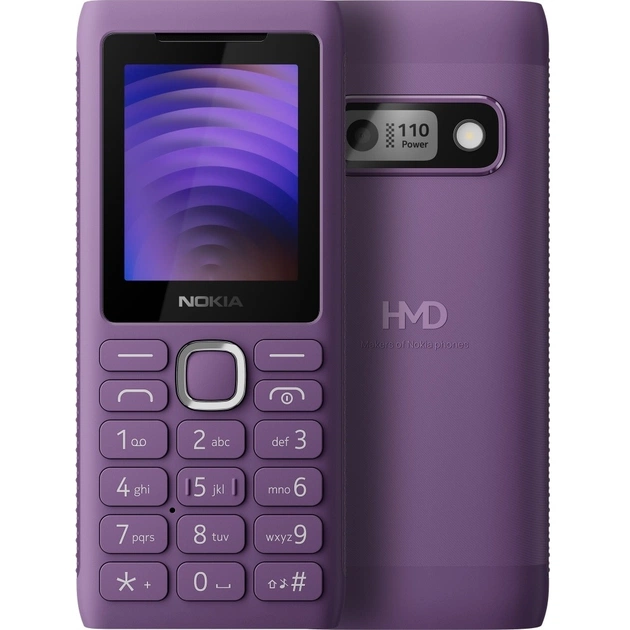 Мобільний телефон Nokia 110 DS Power Purple - зображення 1