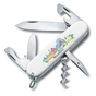 Ніж Victorinox Swiss Army Spartan білий з логотипом "Харків" (1.3603.7R2 KHARKIV) - зменшене зображення 1