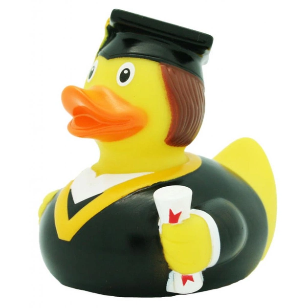 Игрушка для ванной Funny Ducks Выпускник утка (L1887) - изображение 1