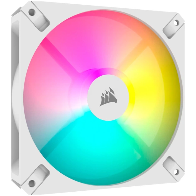 Кулер до корпусу Corsair iCUE AR120 Digital RGB 120mm PWM Fan - White (CO-9050168-WW) - изображение 1