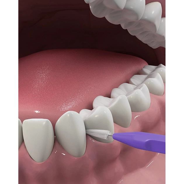 Щітки для міжзубних проміжків DenTek тонкі 32 шт. (047701002247) - picture 4