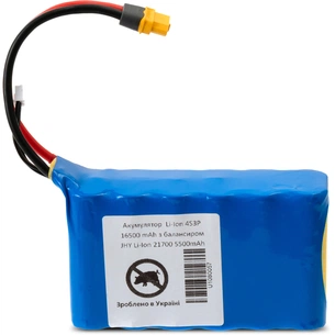 Аккумуляторный блок Vinga 4S3Р 16500mAh з балансувальним дротом (JHY Li-Ion 21700 5500mAh) (16500BMSJHY4S3P) изображение 1