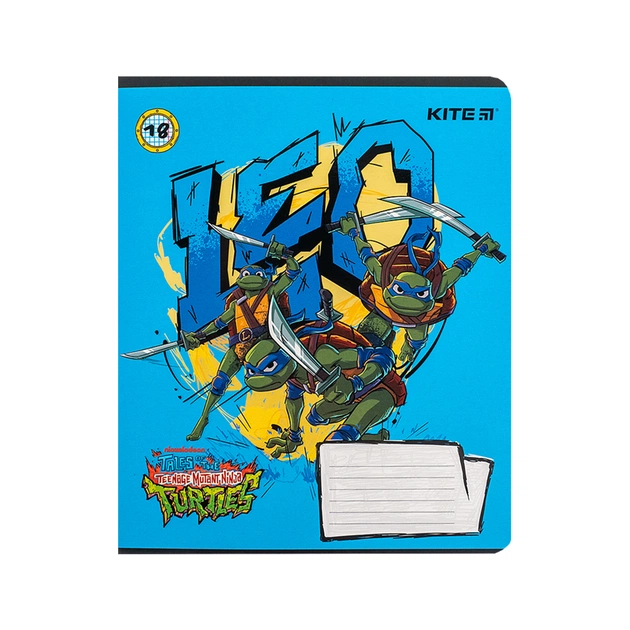 Зошит Kite Ninja Turtles, 18 аркушів, клітинка (NT24-236) - picture 6