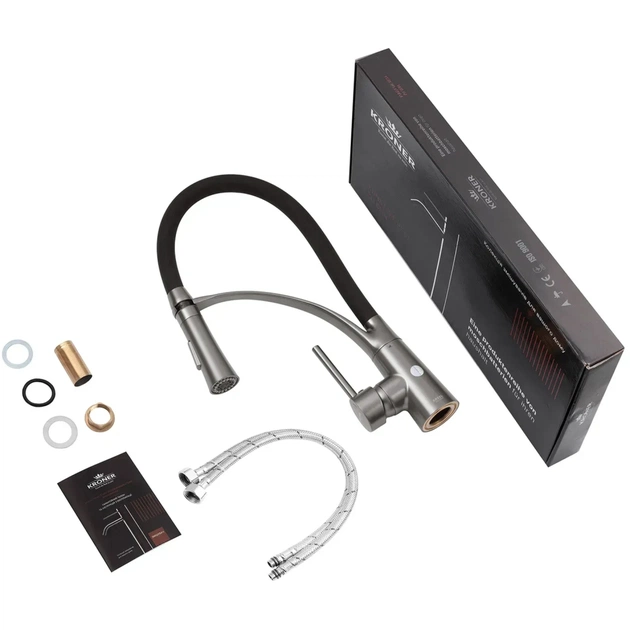 Змішувач Kroner Ersel-GRP03393BLK (CV033800) - picture 8