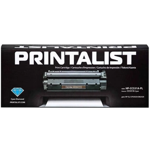 Картридж Printalist HP CLJ CP2025/CM2320, CC531A Cyan (HP-CC531A-PL) зображення 1