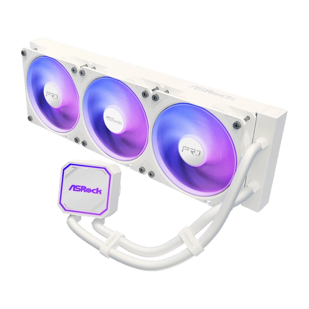 Система жидкостного охлаждения ASRock PRO WHITE 360 ARGB - изображение 1