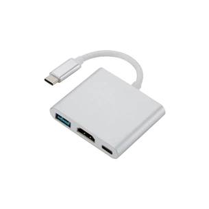 Перехідник Dynamode Dynamode USB3.1 Type-C to 1хHDMI, 1хUSB 3.0, 1хUSB Type-C Fe (Multiport USB 3.1 Type-C to HDMI) зображення 1